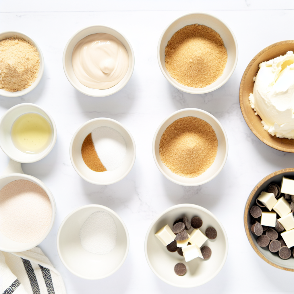 Cheesecake Bites with Melted Chocolate and Mini Chocolate Chips Recipe - Recipe Image