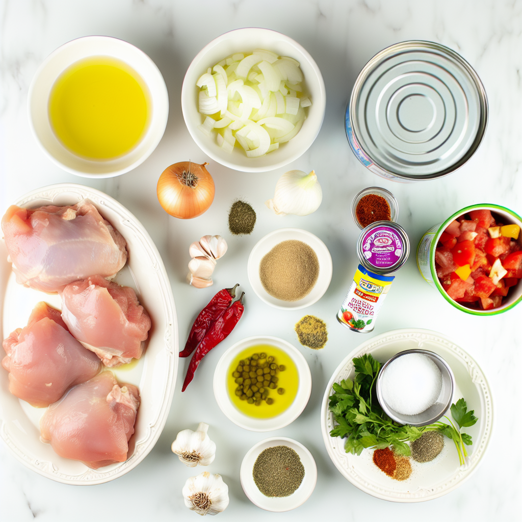 Easy Slow Cooker Chicken Cacciatore (with Chicken Thighs) Recipe - Recipe Image