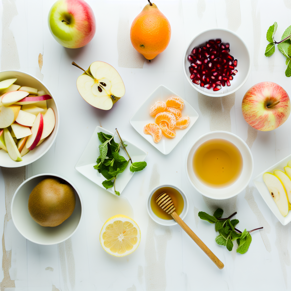 Winter Fruit Salad with Honey Lemon Dressing Recipe - Recipe Image