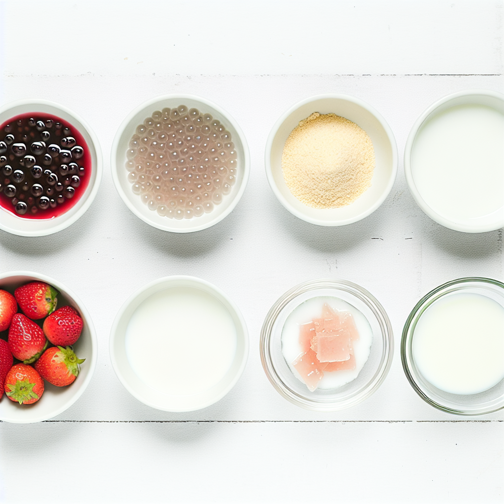 Strawberry Sago Recipe - Recipe Image