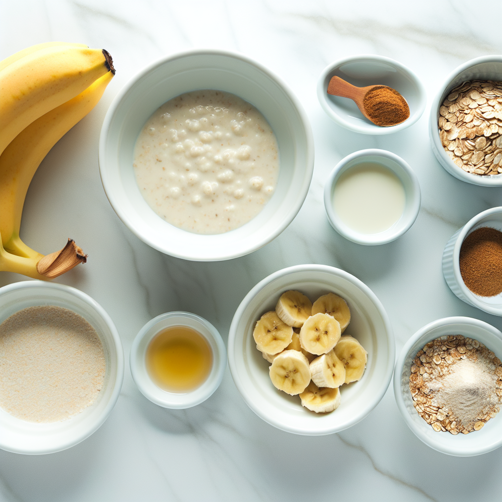 Banana Overnight Oats Recipe - Recipe Image