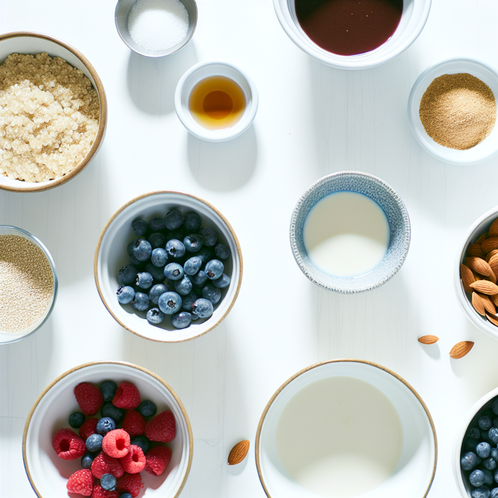 Creamy Quinoa Breakfast Bowl with Fresh Berries and Toasted Nuts Recipe - Recipe Image