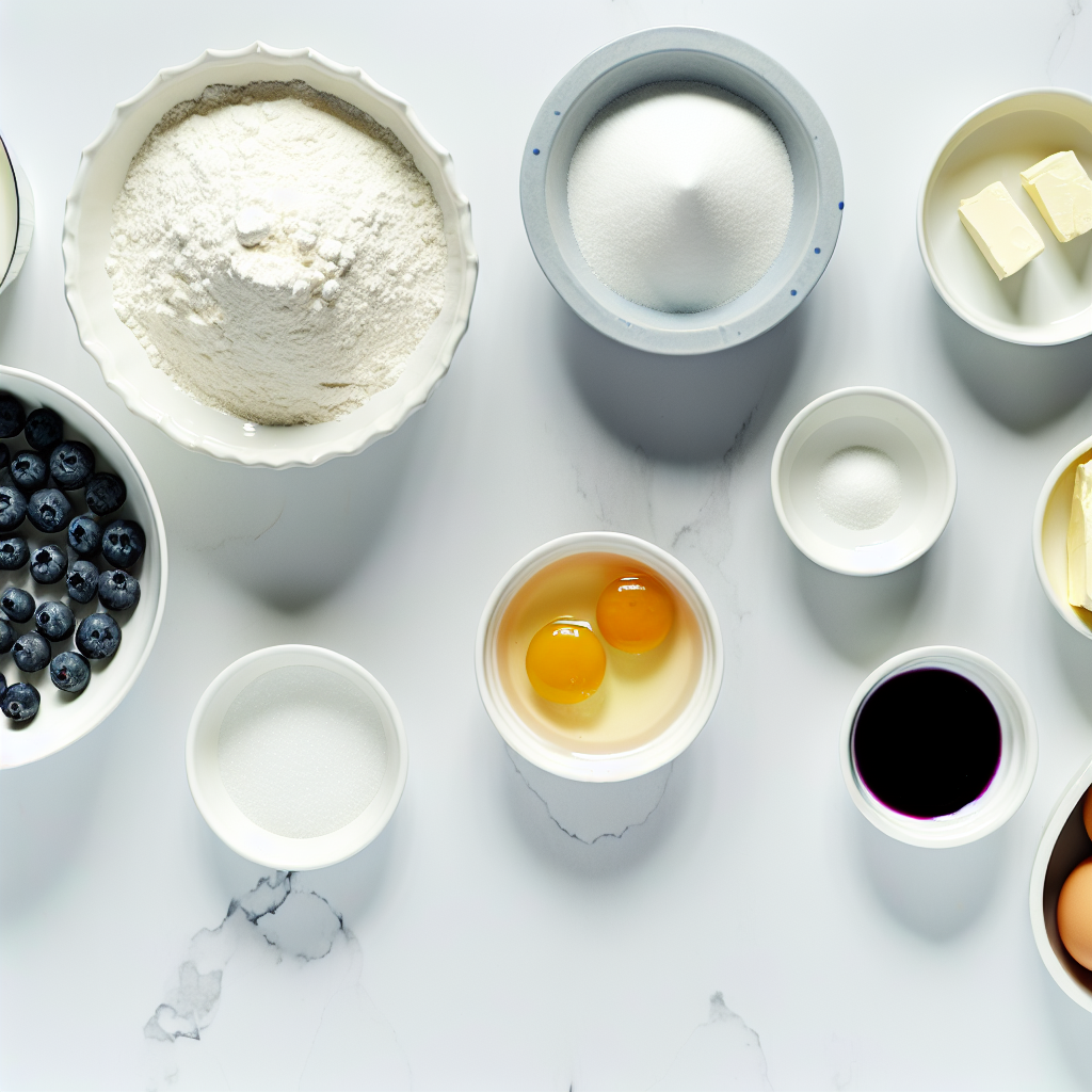 Blueberry Glazed Cake Recipe - Recipe Image