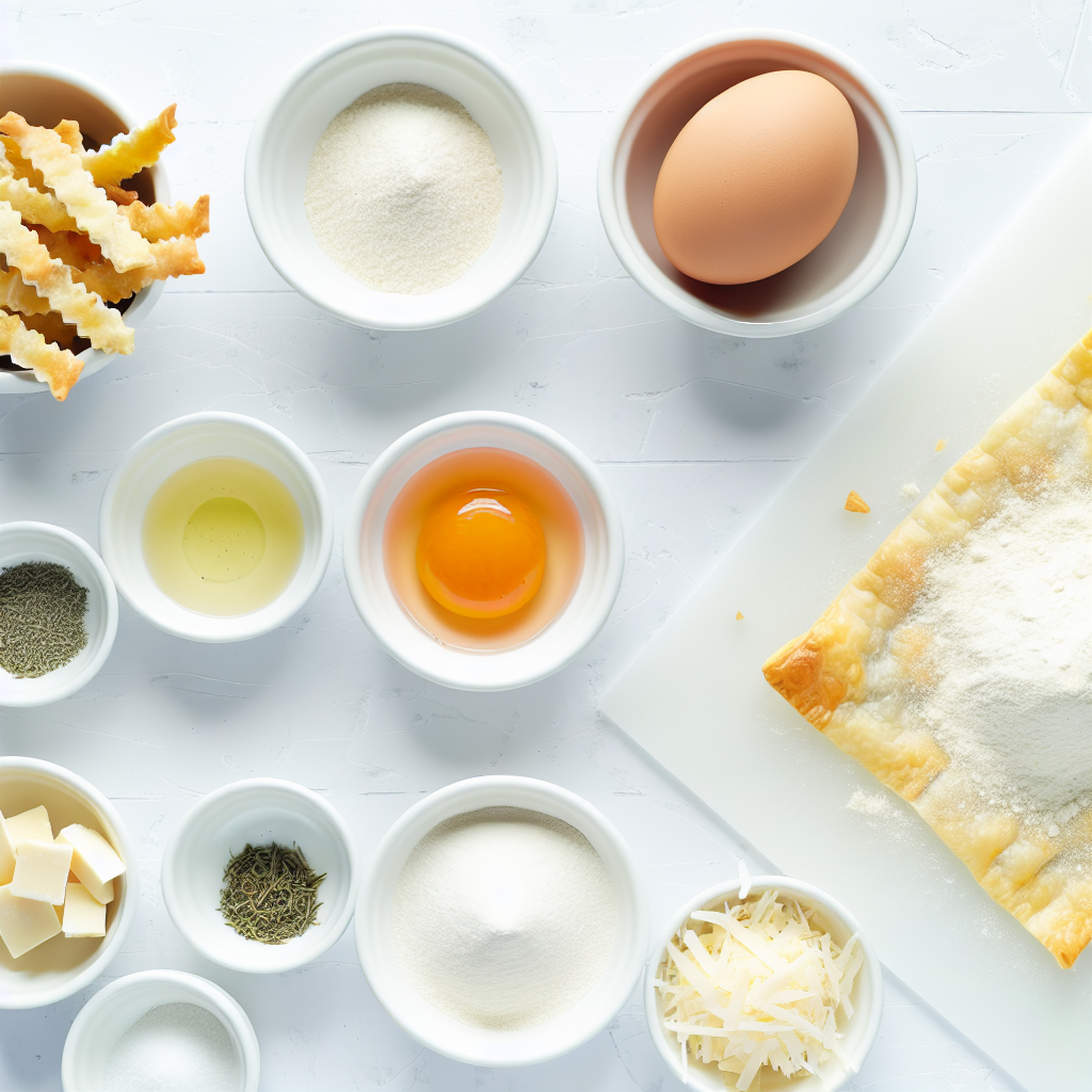 Crunchy Parmesan Cheese Puff Pastry Twists Recipe - Recipe Image