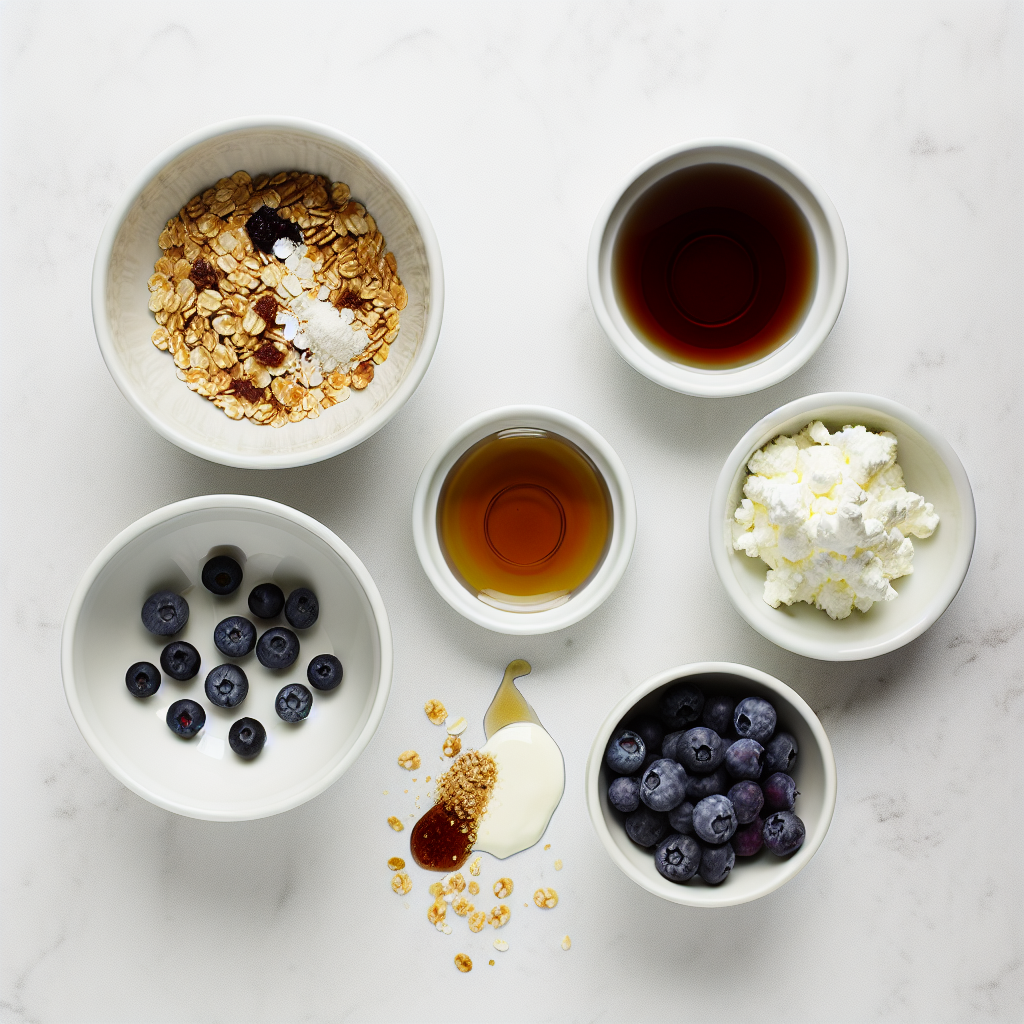 Blueberry & Muesli Cottage Cheese Bowl Recipe - Recipe Image