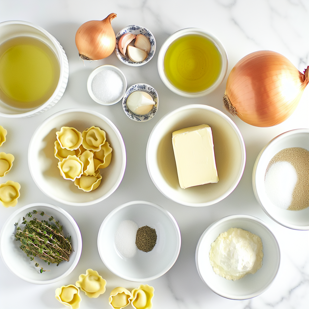 Creamy French Onion Tortellini Recipe - Recipe Image