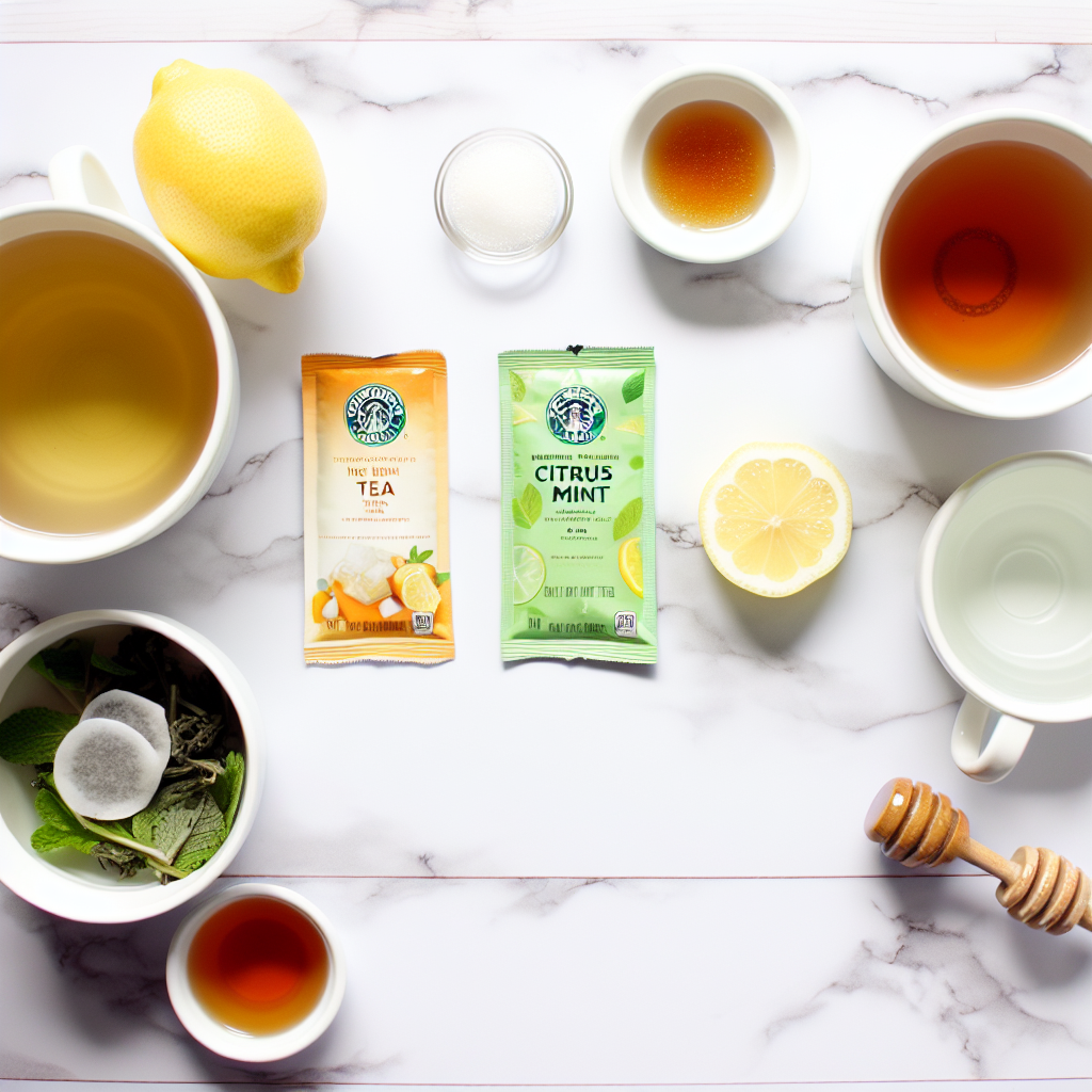 Starbucks Honey Citrus Mint Tea (Copycat Medicine Ball Tea Recipe) Recipe - Recipe Image