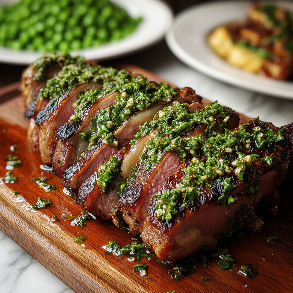 Herb-Stuffed Leg of Lamb Recipe - Recipe Image