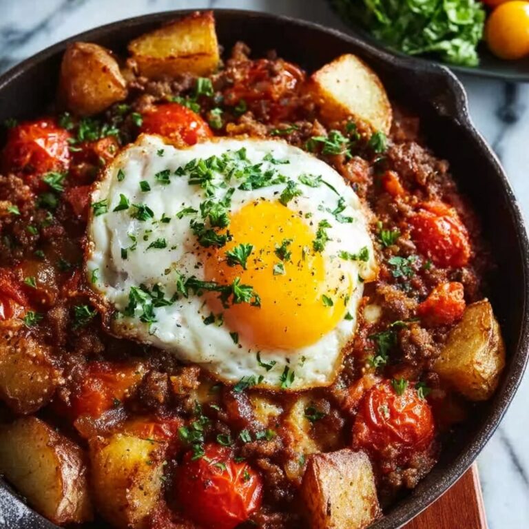 Roasted Potato & Sausage Hash with Spicy Tomato Butter Recipe