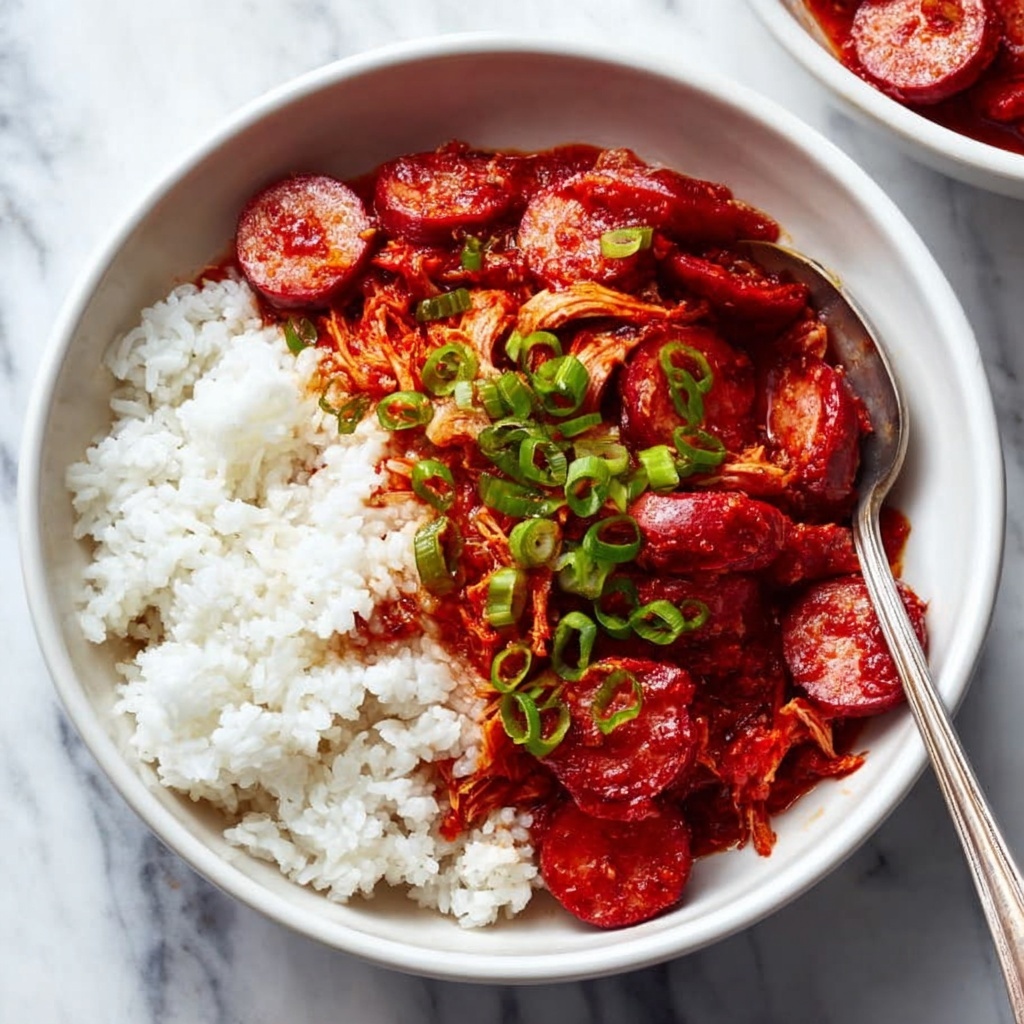 Instant Pot Creole Chicken and Sausage Recipe - Recipe Image