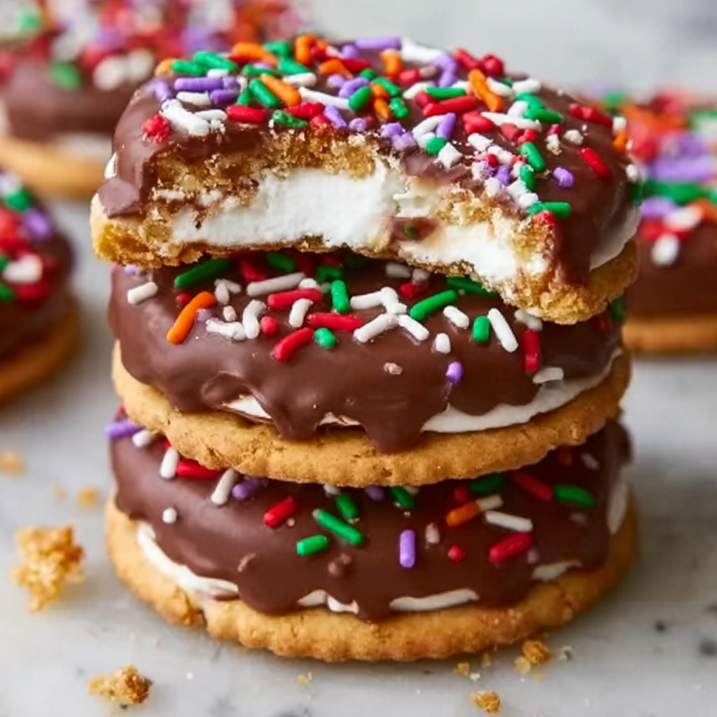 Chocolate Peanut Butter Stacks Recipe - Recipe Image