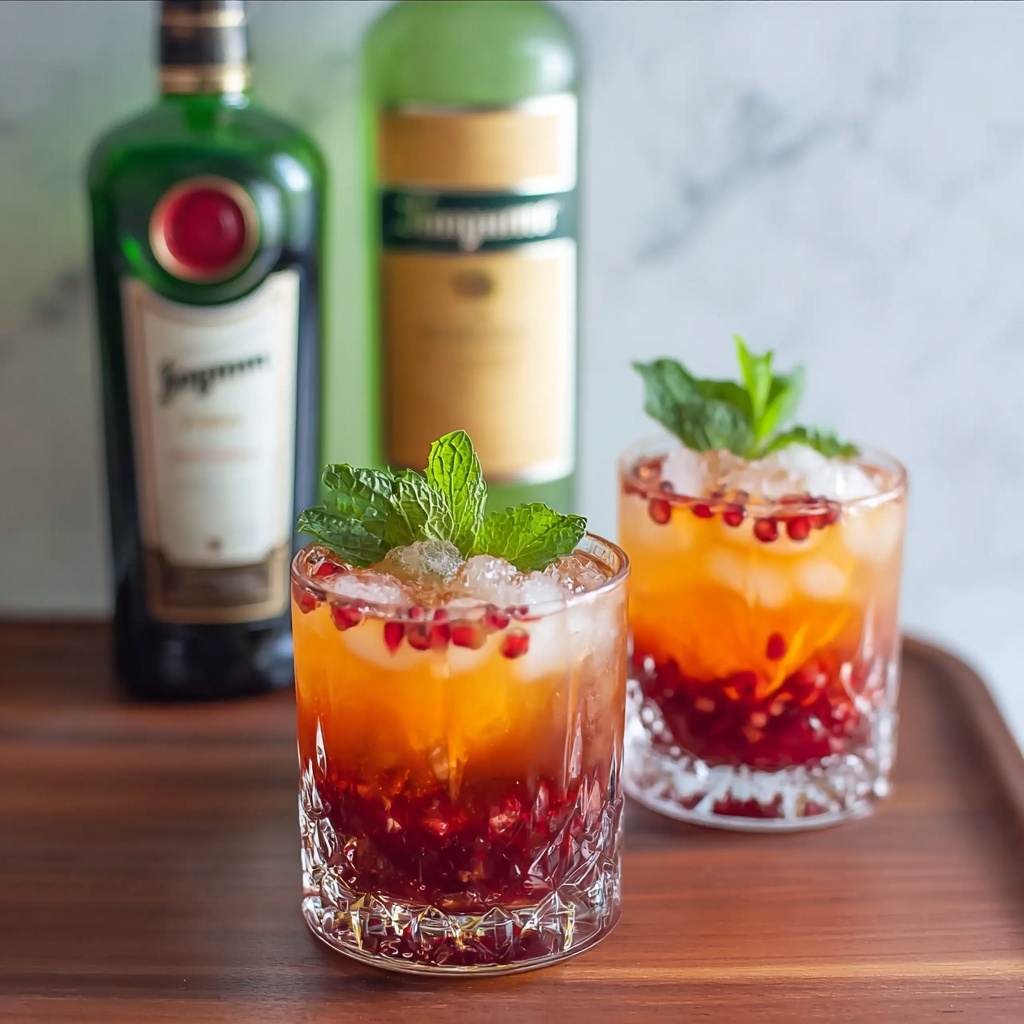 Unleash the Pomegranate Storm: A Refreshing Cocktail Adventure Recipe - Recipe Image