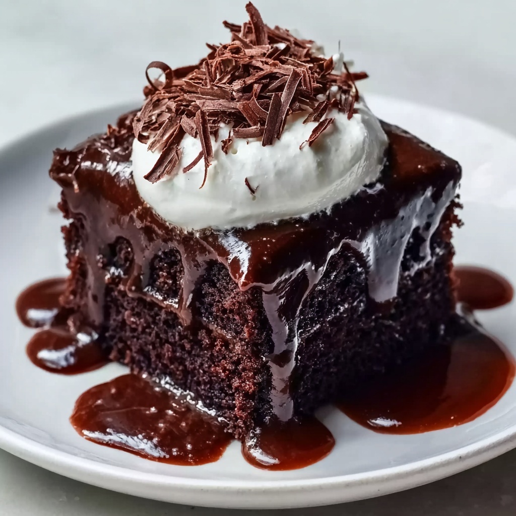 Hot Fudge Chocolate Pudding Cake Recipe - Recipe Image