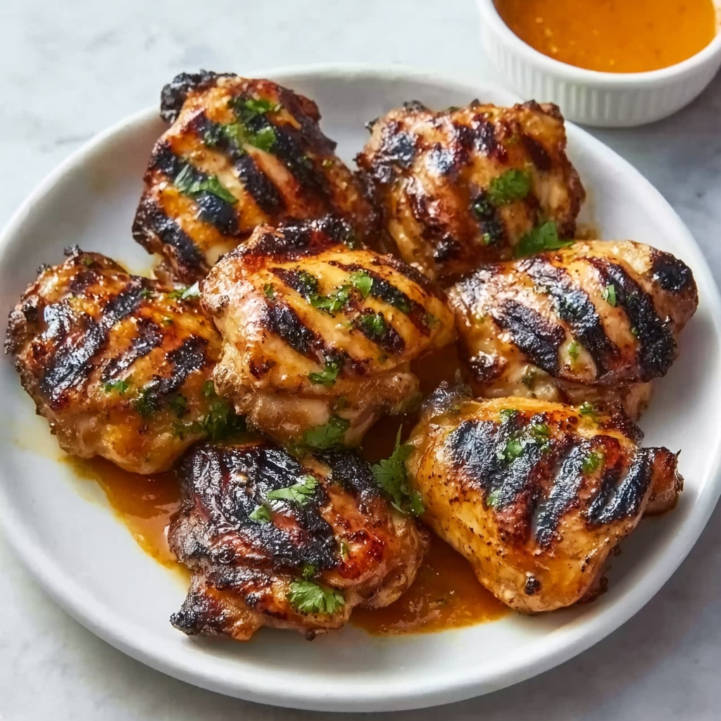 Sticky Honey Orange Grilled Chicken Recipe - Recipe Image