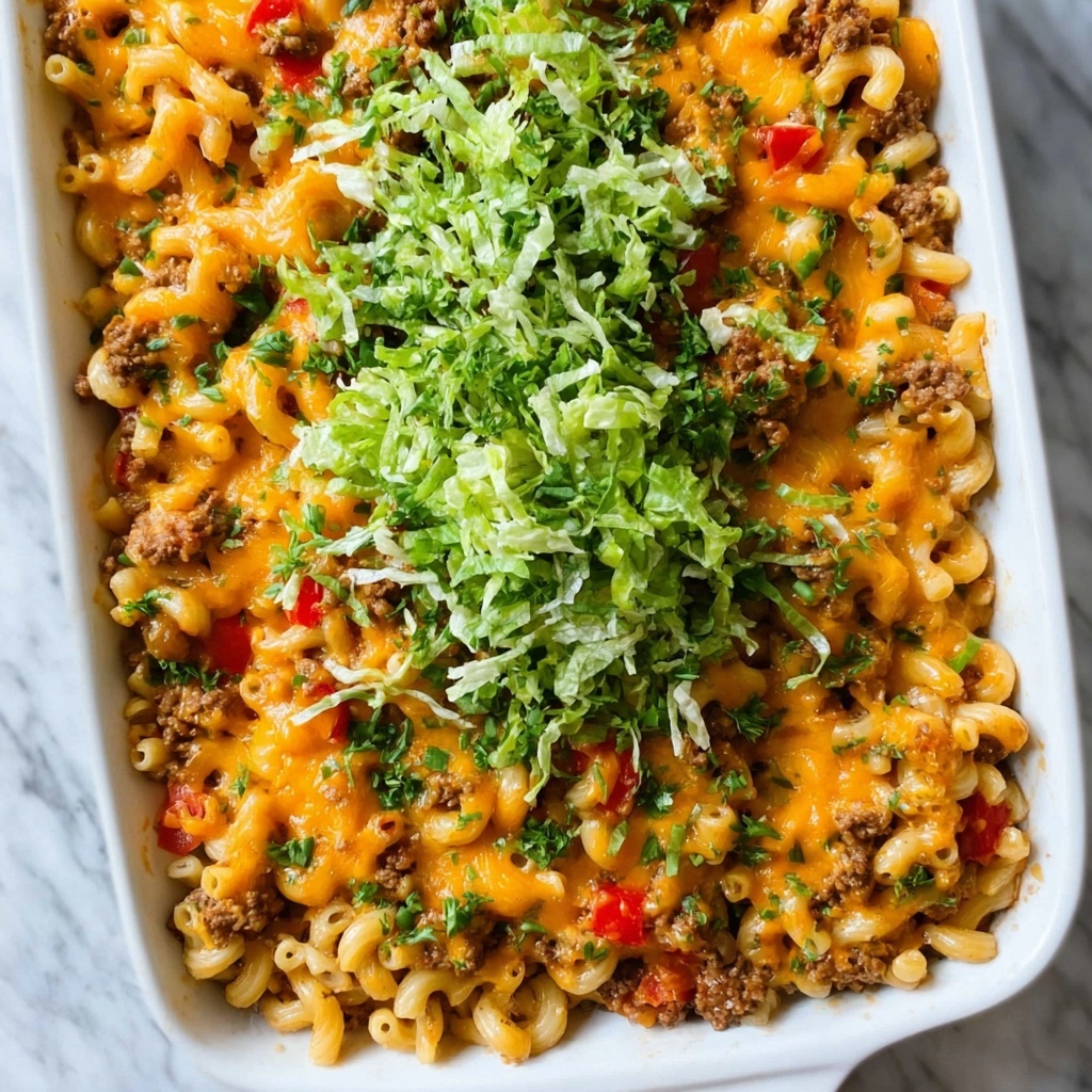 Cheddar Hamburger Casserole Recipe - Recipe Image