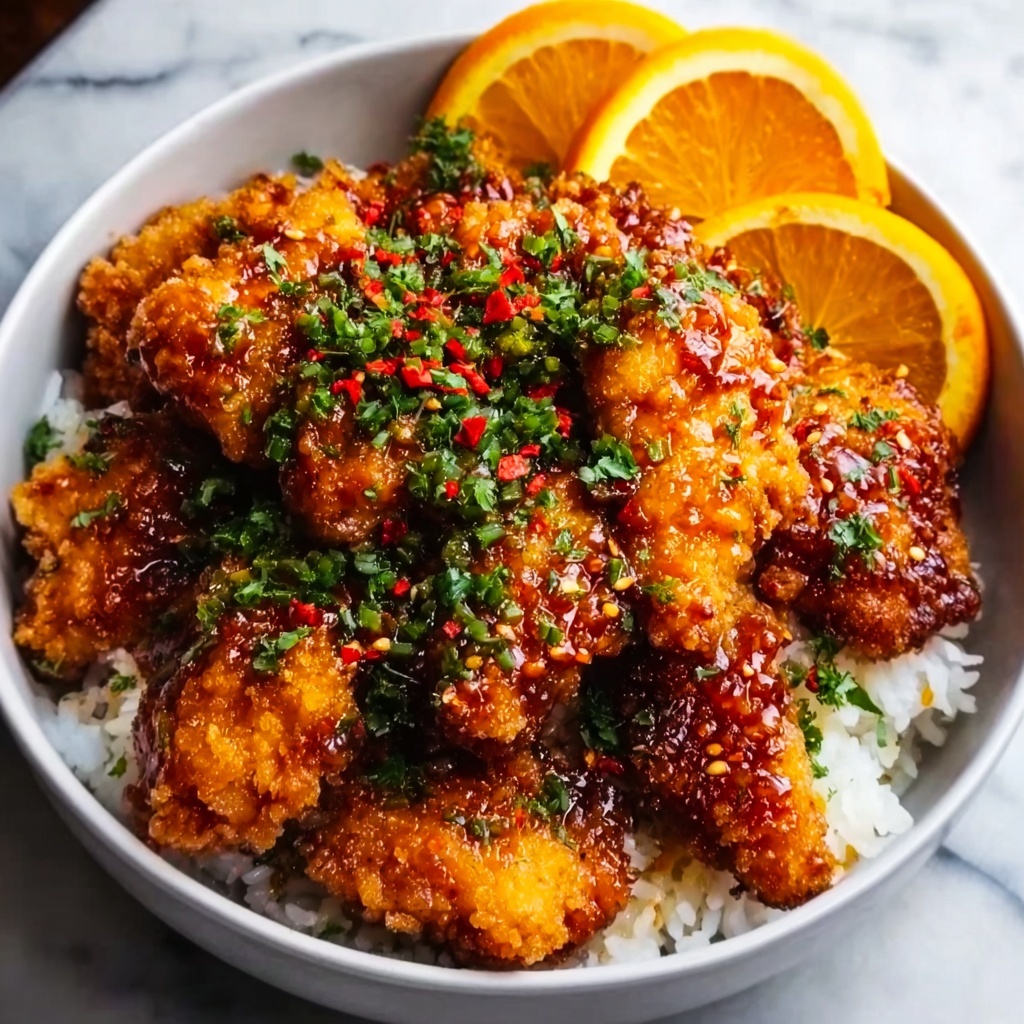 Orange Chicken Bowls Recipe - Recipe Image