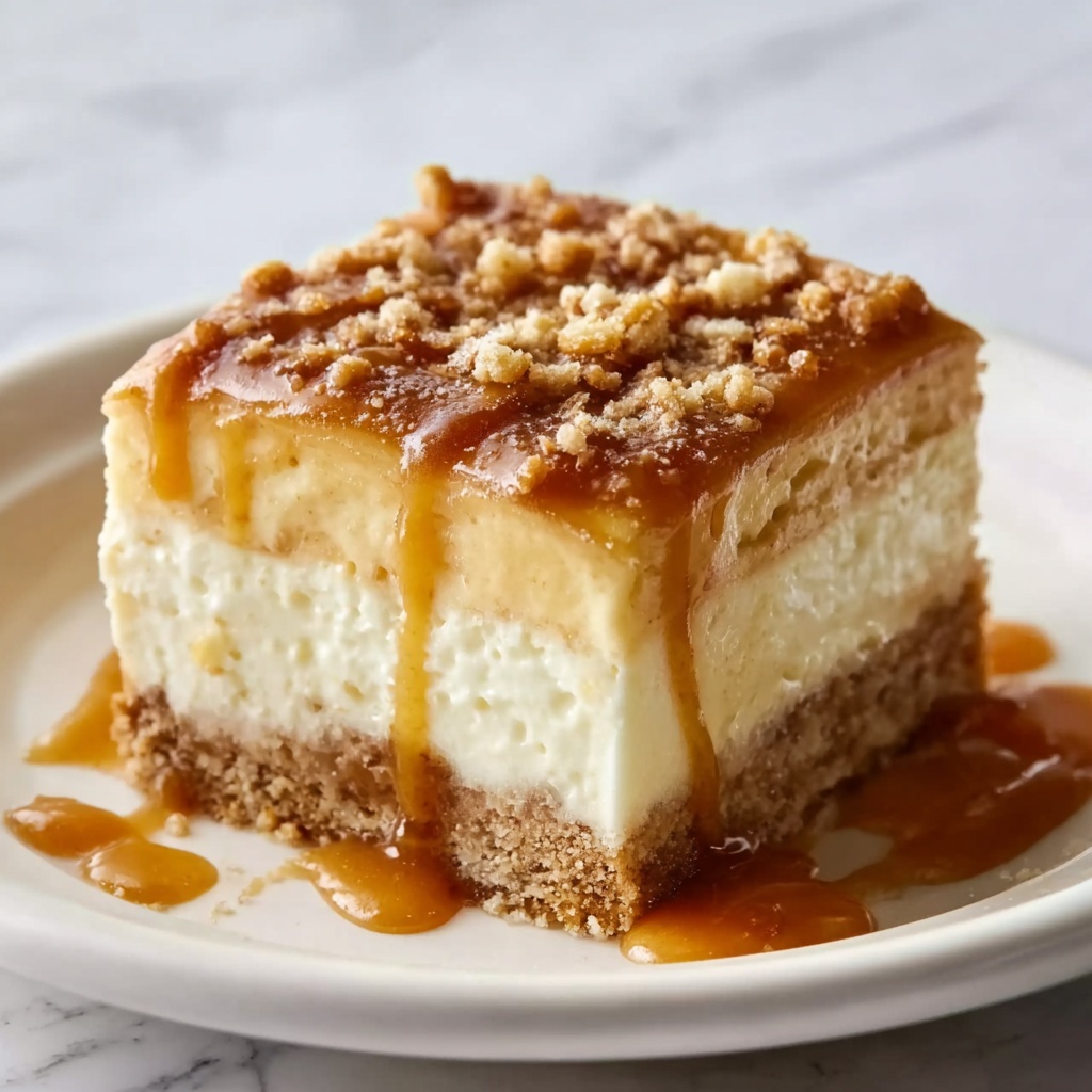 Caramel Apple Cheesecake Bars Recipe - Recipe Image