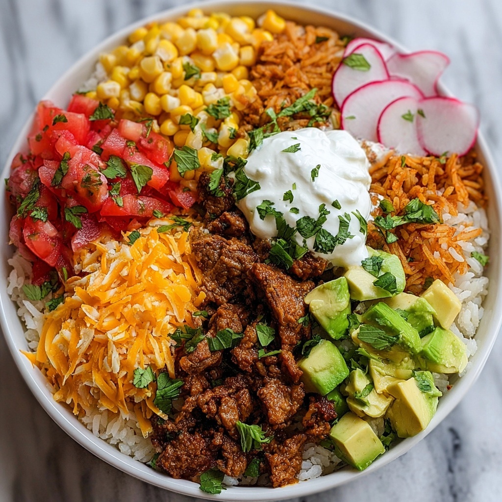 Taco Rice Bowl: An Easy, Flavorful Meal Recipe - Recipe Image