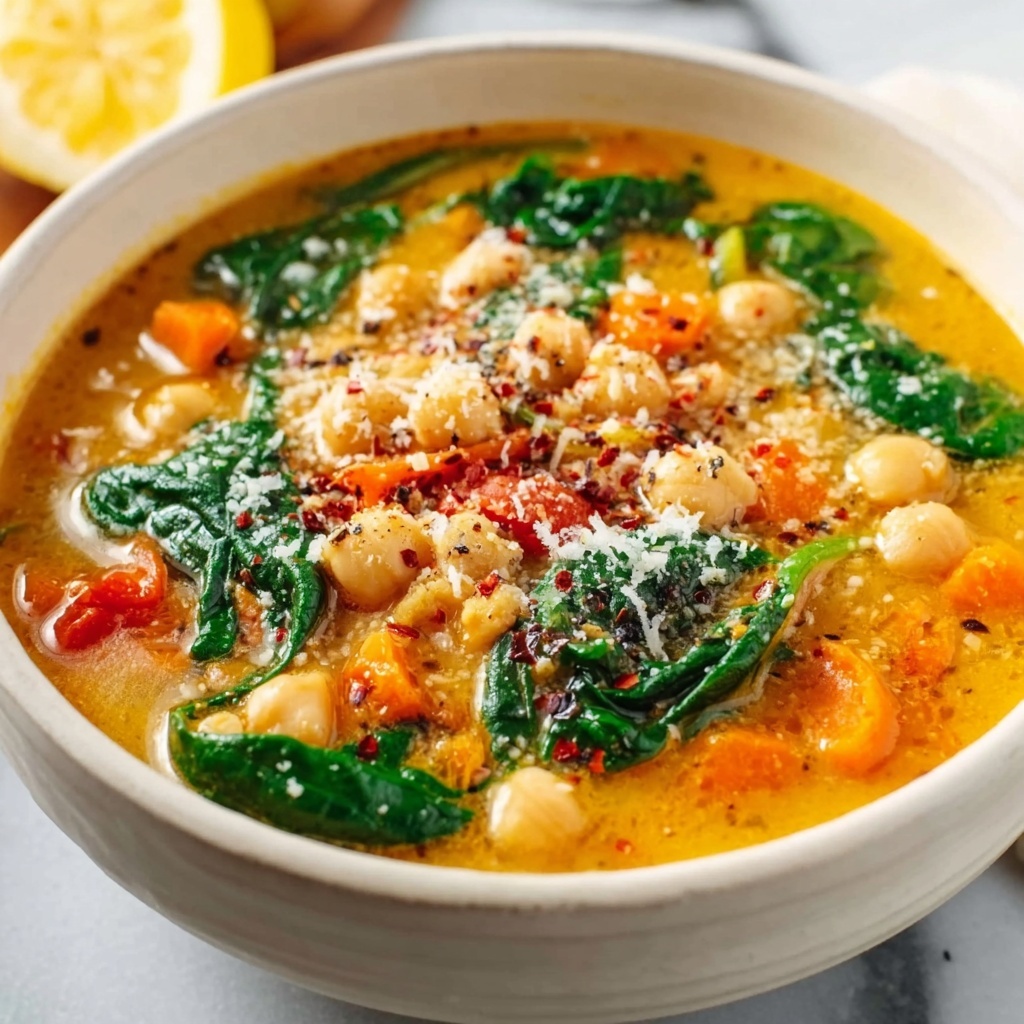 Hearty Mediterranean Chickpea Soup Recipe - Recipe Image