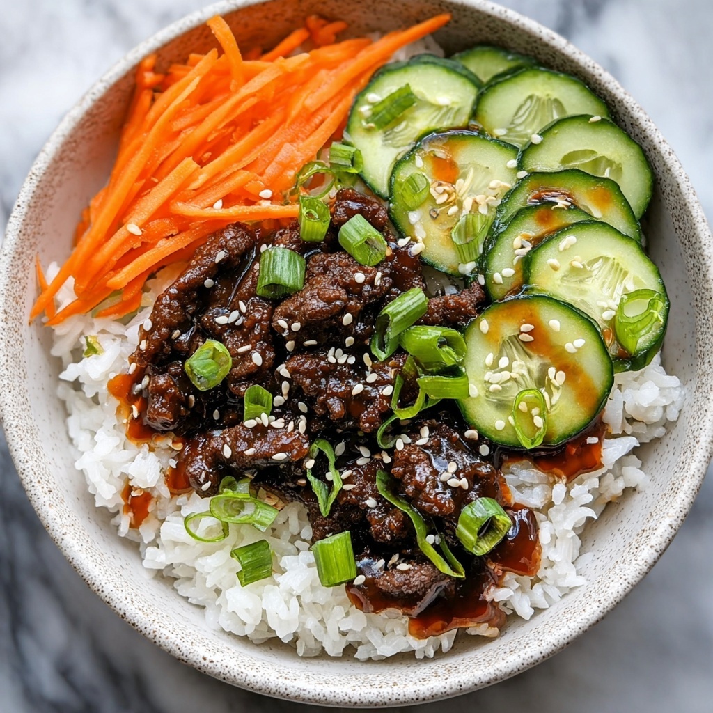Korean Ground Beef Bowl Recipe - Recipe Image