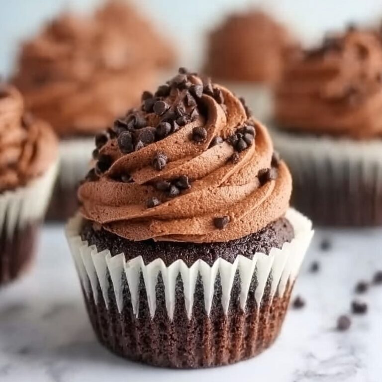 Brownie Cupcakes with Chocolate Buttercream Frosting Recipe