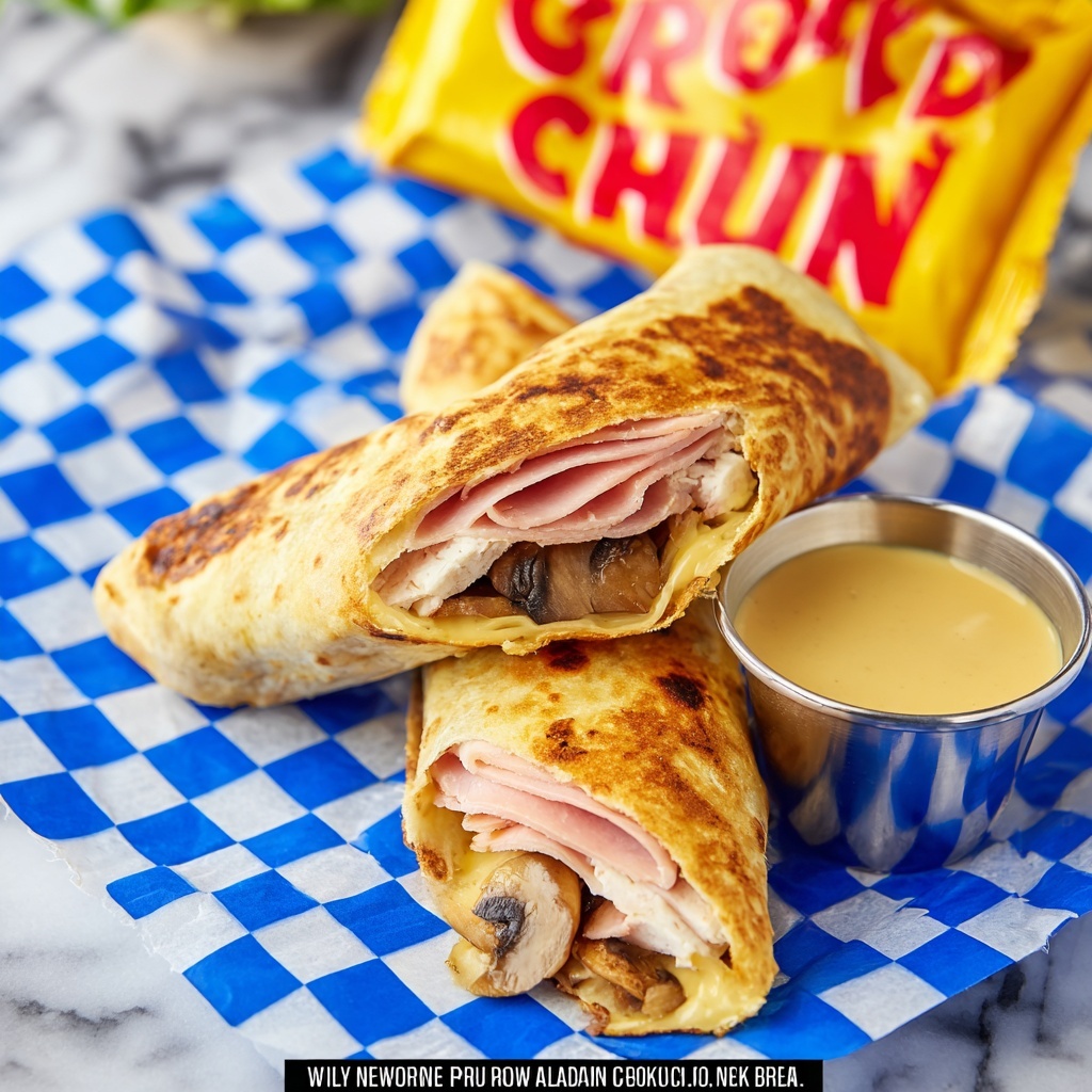 Chicken Cordon Bleu Wrap Recipe - Recipe Image
