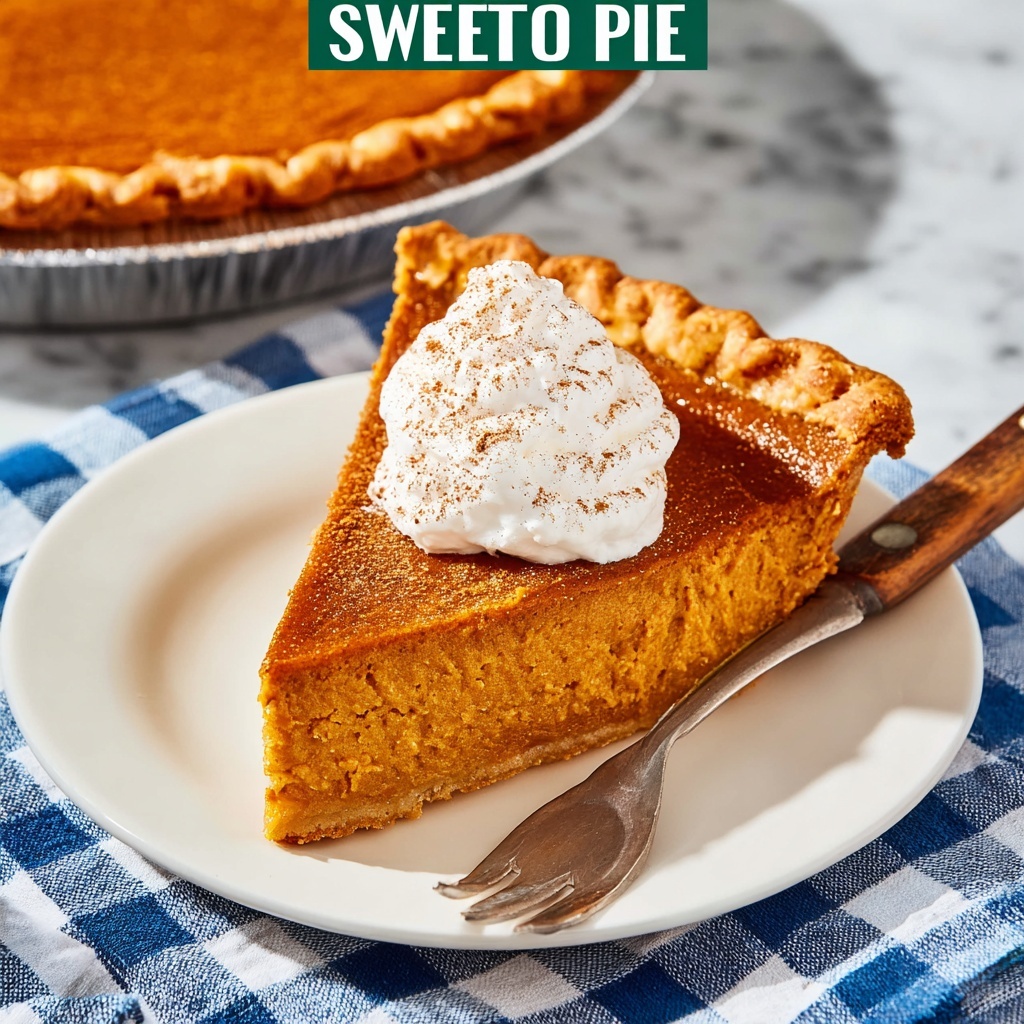 Sweet Potato Pie Recipe - Recipe Image