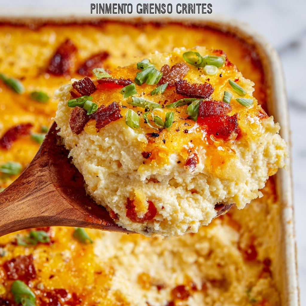 Pimento Cheese Grits Casserole Recipe - Recipe Image