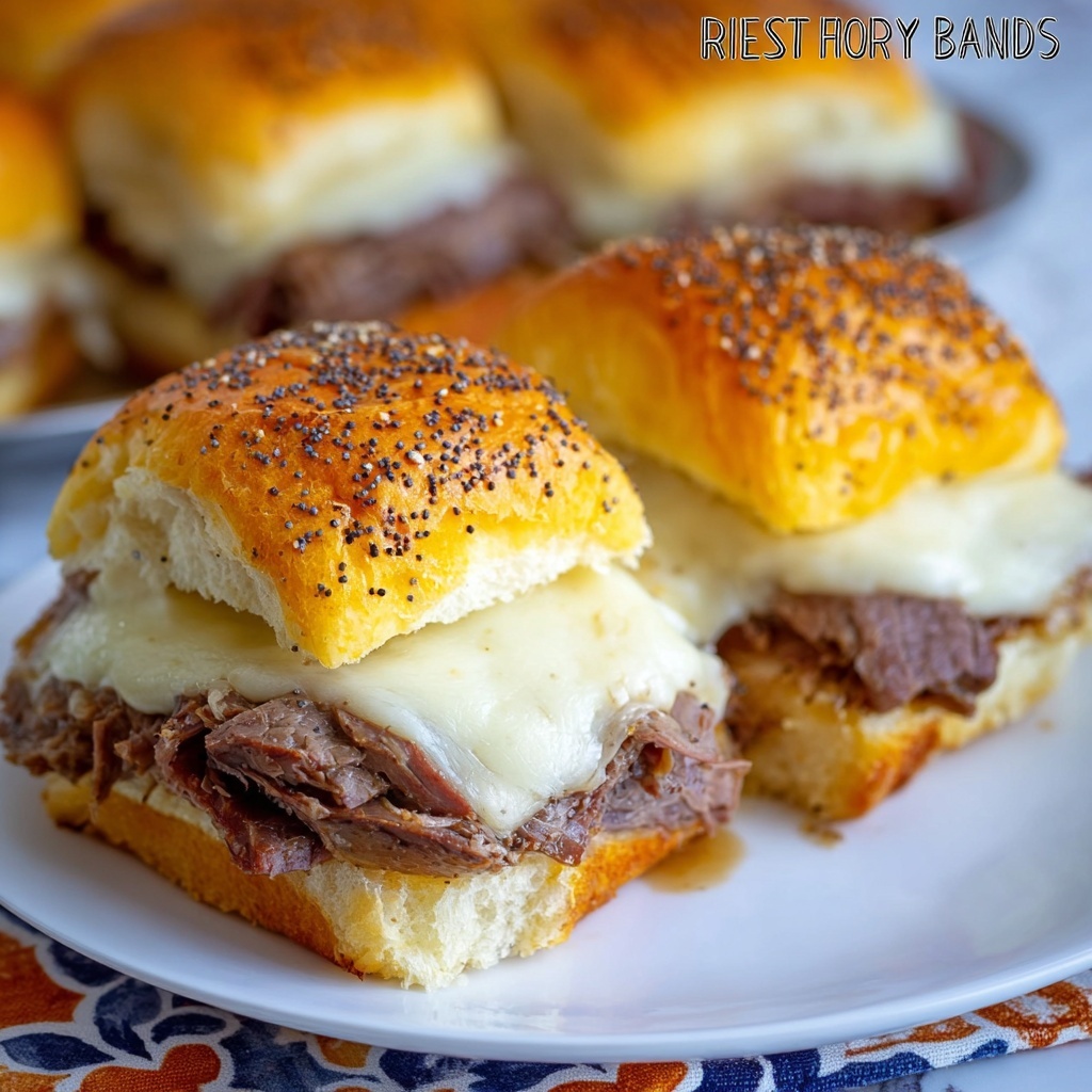 Party Roast Beef Sandwiches Recipe - Recipe Image