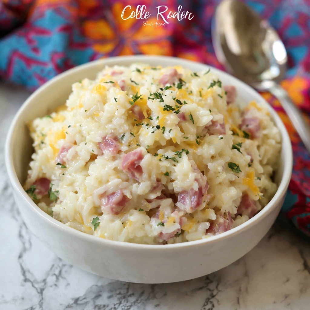 Chicken Cordon Bleu Rice Bake Recipe - Recipe Image