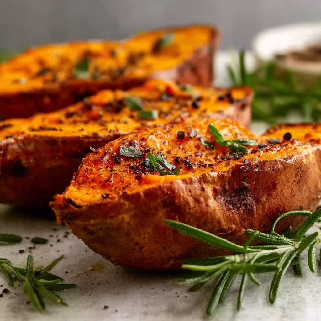 Roasted Spiced Sweet Potatoes Recipe - Recipe Image