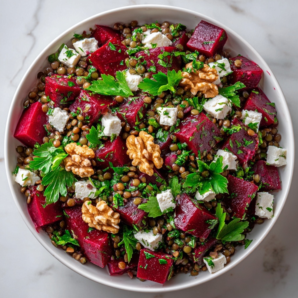 Beet Lentil Salad: Easy Recipe for a Healthy Delight Recipe - Recipe Image