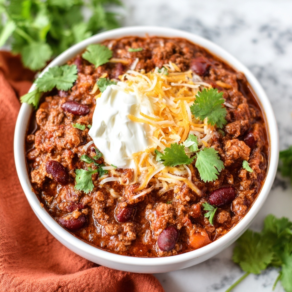 Three-Bean Sweet Potato Chili Recipe - Recipe Image