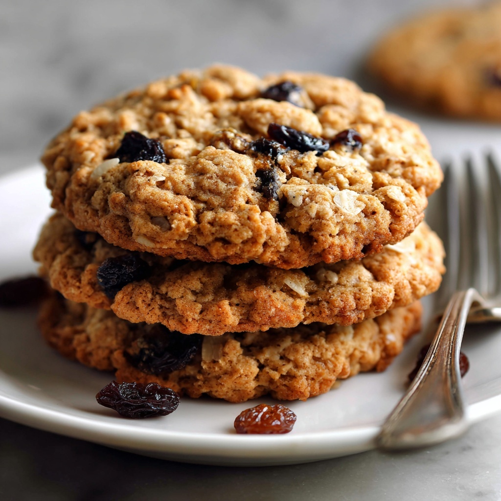 Vegan Oatmeal Raisin Cookies Recipe - Recipe Image