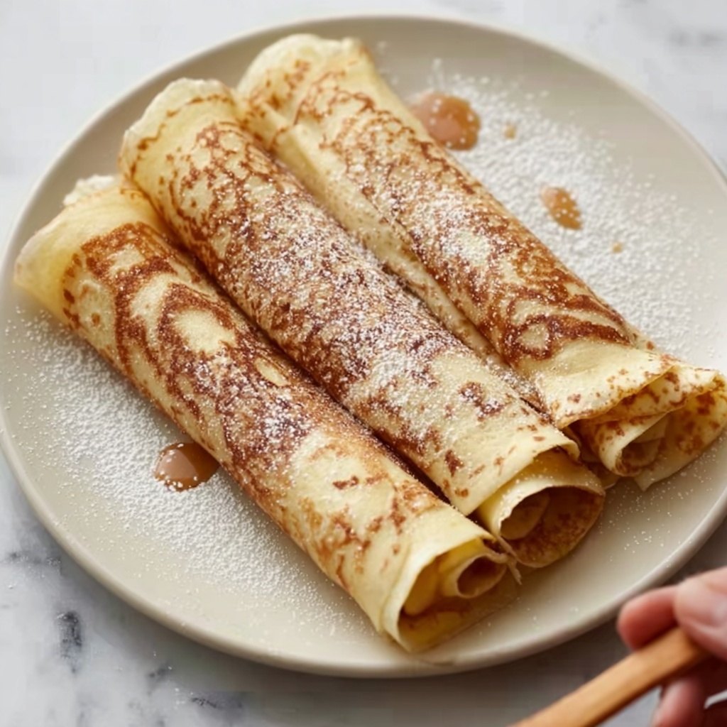 Cinnamon Roll Protein Crepes Recipe - Recipe Image