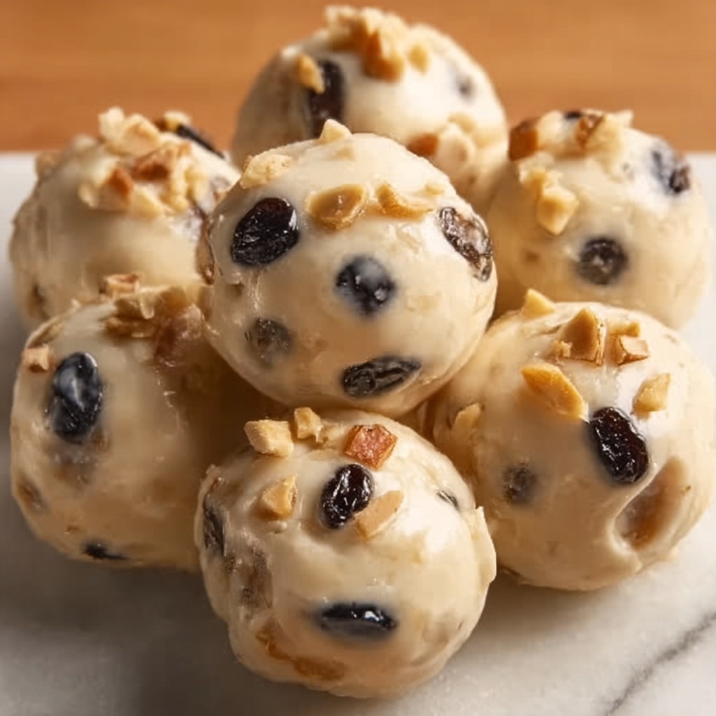 Oatmeal Raisin Cookie Protein Balls Recipe - Recipe Image