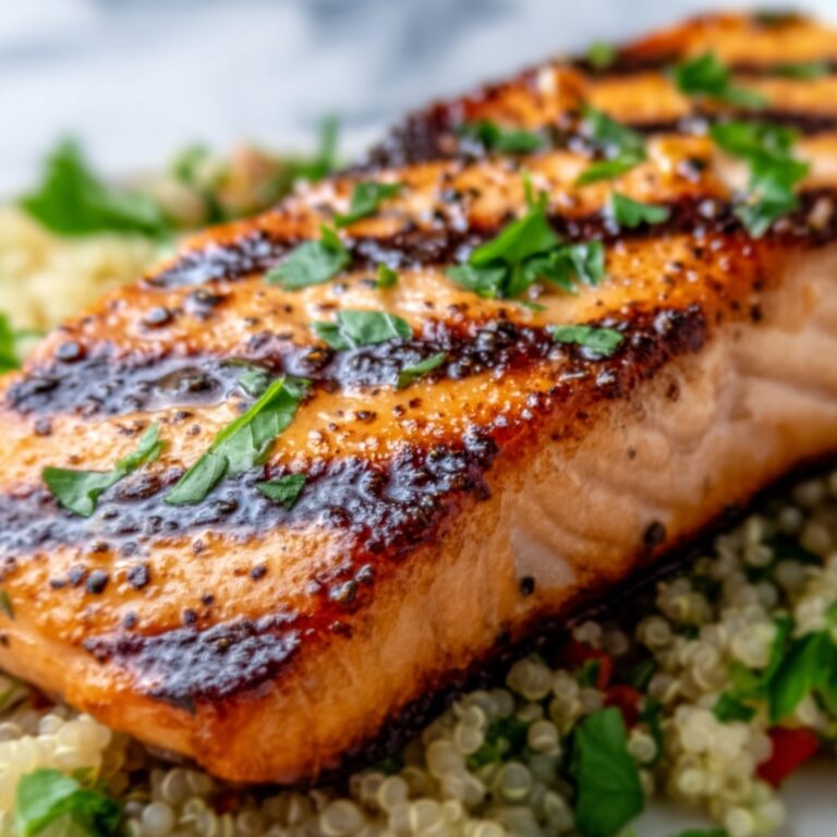 Grilled Salmon with Quinoa Salad Recipe