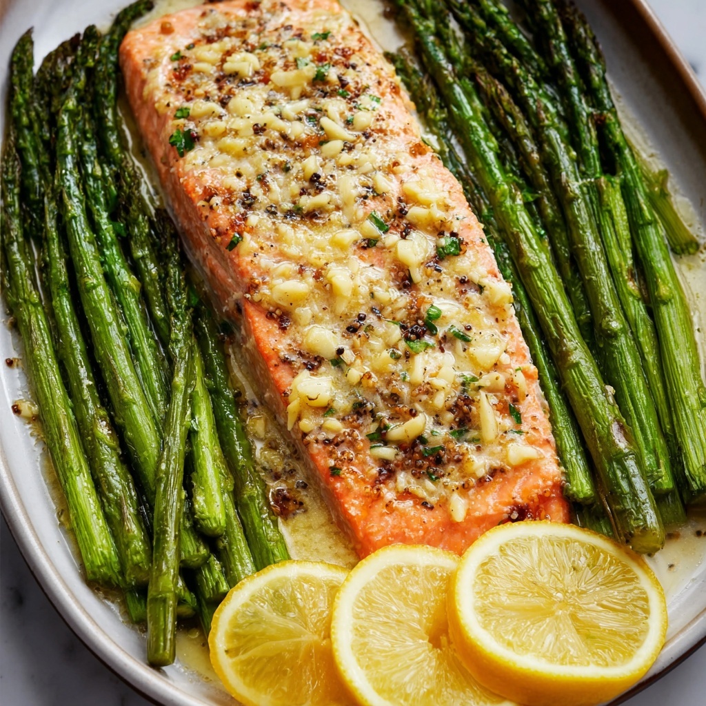 Lemon Pepper Salmon with Optional Garlic Parmesan Asparagus Recipe - Recipe Image