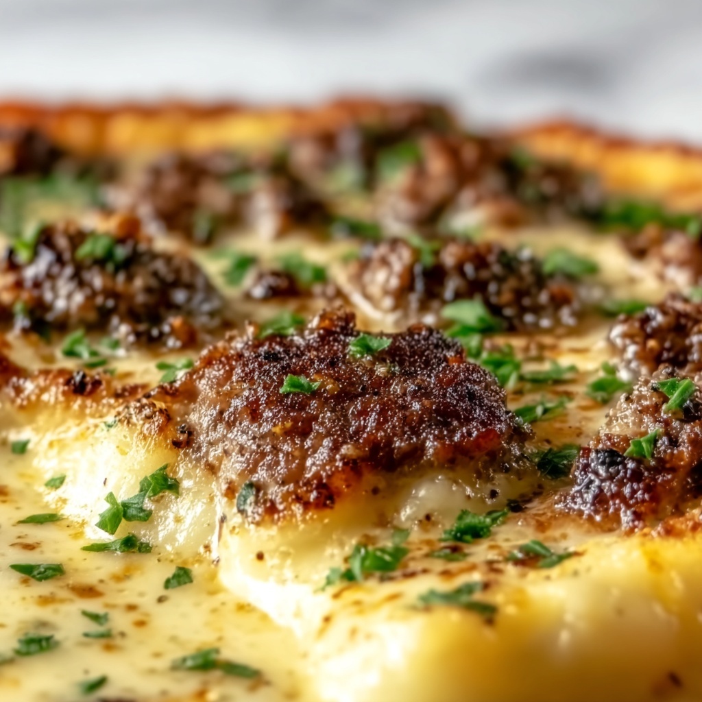 Cheesy Tater Tot Meatloaf Casserole Recipe - Recipe Image
