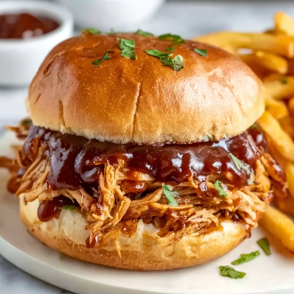Slow Cooker Pulled BBQ Chicken Recipe - Recipe Image
