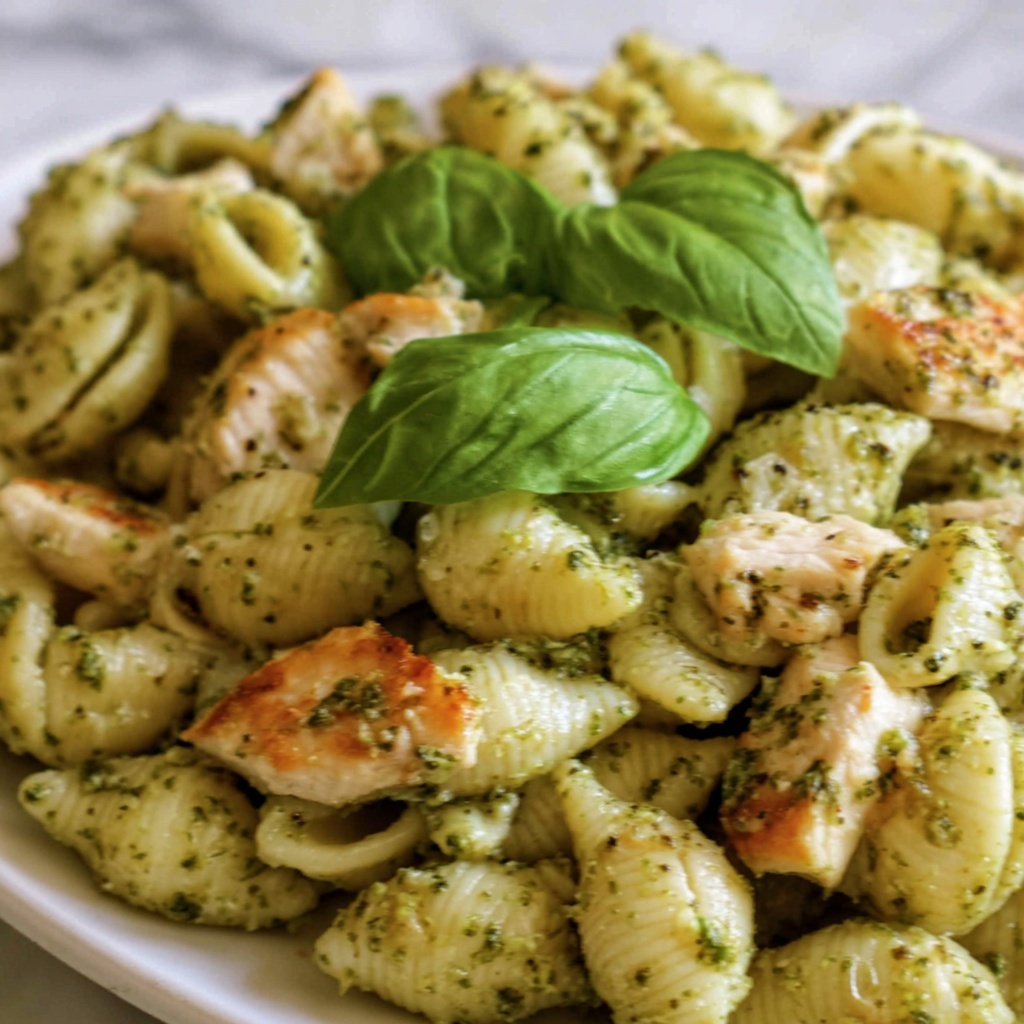Creamy Chicken Pesto Pasta: A Comforting Family Favorite Recipe - Recipe Image