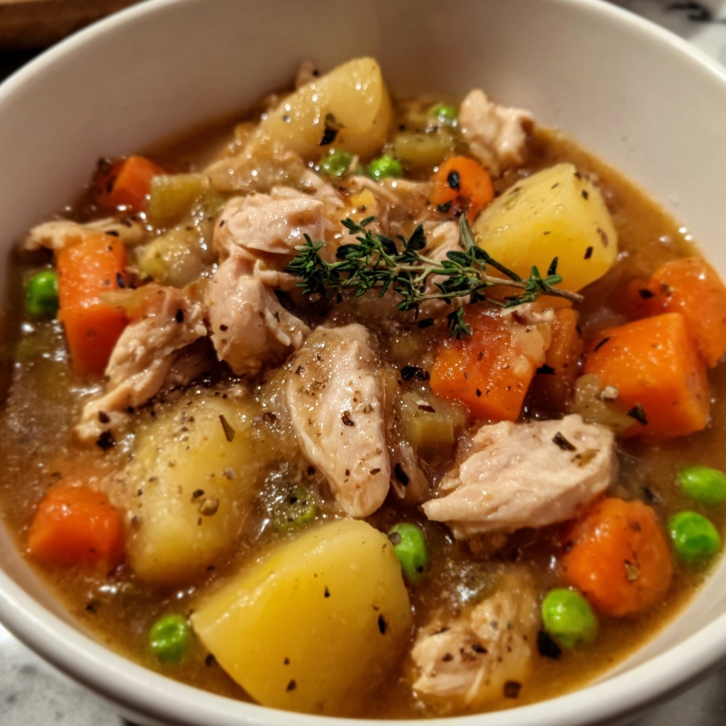 Hearty Chicken and Vegetable Stew Recipe - Recipe Image