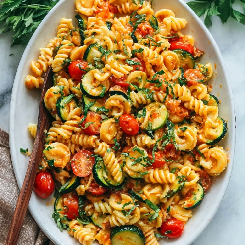 Cheese Tortellini with Summer Veggies Recipe - Recipe Image