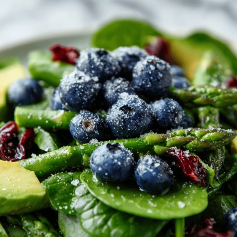 Blueberry Broccoli Spinach Salad Recipe