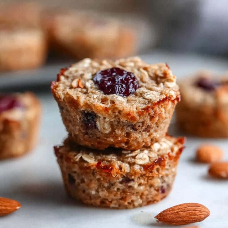 Cherry Almond Baked Oatmeal Cups Recipe