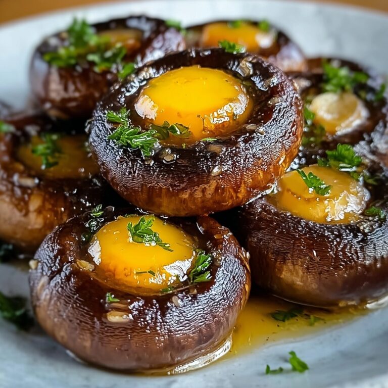 Garlic Butter Roasted Mushrooms Recipe