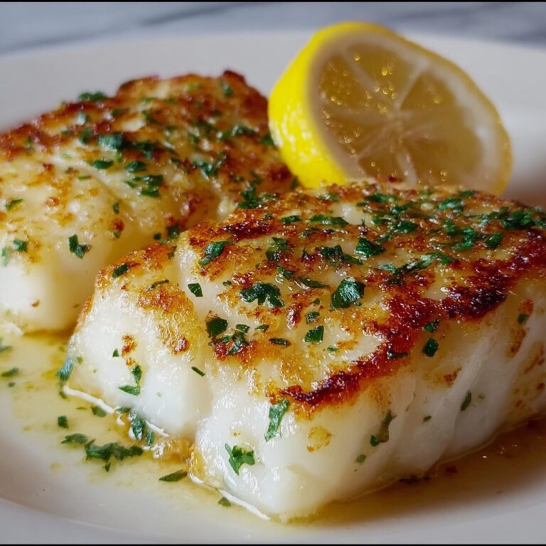 Lemon Butter Baked Cod Recipe