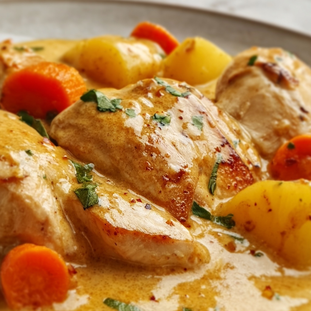 Creamy Chicken Curry Recipe - Recipe Image