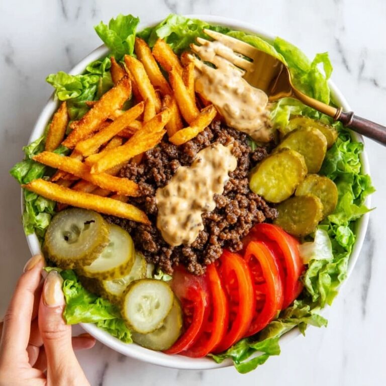 Beef Burger Bowl with Roasted Sweet Potatoes and Homemade Sauce Recipe