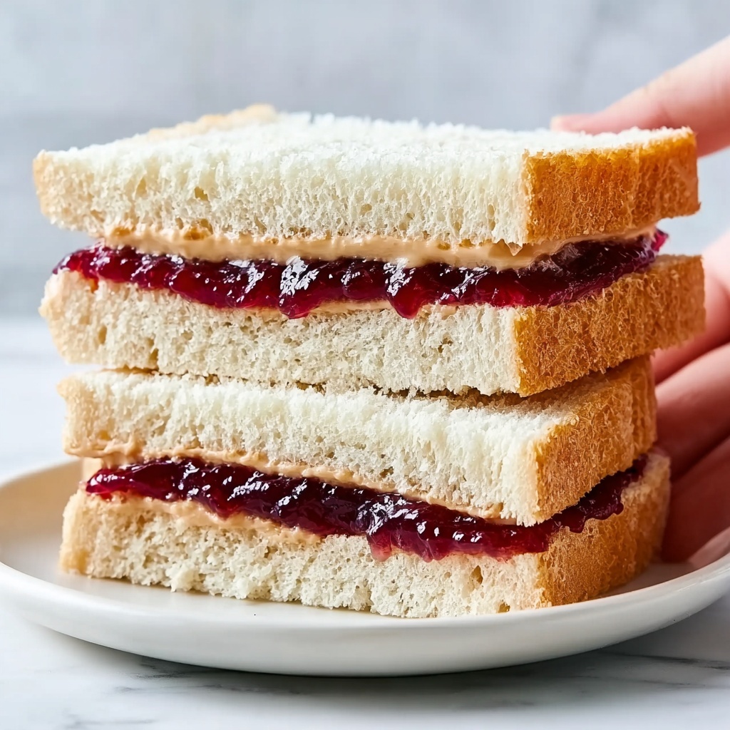 Classic Peanut Butter and Jelly Sandwich Recipe - Recipe Image